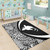 Papua New Guinea Area Rug Lauhala White Circle Style