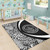 Palau Area Rug Lauhala White Circle Style