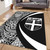 Fiji Area Rug Lauhala White Circle Style