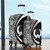 Pohnpei State Luggage Cover Lauhala White Circle Style