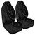 Kosrae Car Seat Covers Lauhala Gray Circle Style