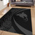 Papua New Guinea Area Rug Lauhala Gray Circle Style