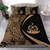 Vanuatu Bedding Set Lauhala Gold Circle Style