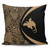 Papua New Guinea Pillow Cover Lauhala Gold Circle Style