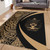 Solomon Islands Area Rug Lauhala Gold Circle Style