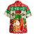 Hawaii Hawaiian Shirt Christmas Santa Claus Surfing Kanaka Maoli Pattern