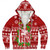 Hawaii Sherpa Hoodie Christmas Hawaii King Kanaka Maoli Pattern
