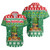 Hawaii Short Sleeve Shirt Pineapple Christmas Tree Kanaka Maoli Pattern