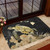 Hawaii Door Mat Turtle Hibiscus Gold