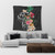 Fiji Tapestry Coat Of Arms Polynesian With Hibiscus