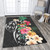 Fiji Area Rug Coat Of Arms Polynesian With Hibiscus