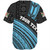Fiji Baseball Shirt Custom Melanesian Tattoo Simple