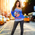 American Samoa Off Shoulder Sweatshirt Fagatogo Christmas Style
