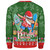 Guam Sweatshirt Felis Pusgua Tropical Xmas Patterns