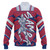 Samoa Baseball Jacket Samoa Warrior Tribal Pattern