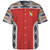 Tonga Baseball Shirt Tribal Pattern Coat Of Arms Of Tonga
