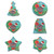 Hawaii Ceramic Ornament Christmas Kauaʻi Island