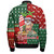 New Zealand Bomber Jacket Maori Hari Kirihimete Tropical Xmas Patterns
