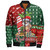 New Zealand Bomber Jacket Maori Hari Kirihimete Tropical Xmas Patterns