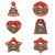 Hawaii Ceramic Ornament Christmas Tiki Mask