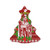 Hawaii Ceramic Ornament Christmas Hawaii King Polynesian Pattern