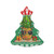 Hawaii Ceramic Ornament Christmas Pineapple Kanaka Maoli Pattern