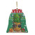 Hawaii Ceramic Ornament Christmas Pineapple Kanaka Maoli Pattern