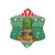 Hawaii Ceramic Ornament Christmas Pineapple Kanaka Maoli Pattern
