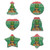 Hawaii Ceramic Ornament Christmas Pineapple Kanaka Maoli Pattern