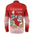 Tonga Long Sleeve Shirt Kilisimasi Fiefia Rugby Santa Style