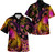 Vanuatu Polynesian Pattern Combo Dress And Shirt Plumeria In Wave