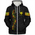 Hawaii Sherpa Hoodie Kanaka Maoli Floral Puakenikeni Lei Reggae