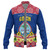 Guam Baseball Jacket Felis Nabidat Polynesian Style