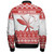 Hawaii Bomber Jacket Santa Surfing Merry Christmas Kanaka Maoli
