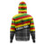 Hawaii Hoodie Kanaka Maoli Flag Polynesian Tribal Patterns Grunge Style