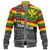 Hawaii Baseball Jacket Kanaka Maoli Flag Polynesian Tribal Patterns Grunge Style