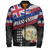 Hawaii Bomber Jacket Hawaiian Flag Polynesian Tribal Hibiscus Style