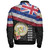Hawaii Bomber Jacket Hawaiian Flag Polynesian Tribal Hibiscus Style