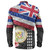 Hawaii Long Sleeve Shirt Hawaiian Flag Polynesian Tribal Hibiscus Style