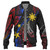 Philippines Filipinos Baseball Jacket Tribal Pattern Filipinos Sun
