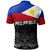 Philippines Filipinos Polo Shirt Pinoy Pride Grunge Style