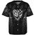 New Zealand Baseball Shirt Rugby Heart Maori Style Silver Fern