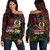 Vanuatu Off Shoulder Sweatshirt Vanuatu Unity Day