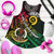 Vanuatu Women Tank Long God Yumi Stanap Flag Color Tribal Patterns Style