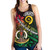 Vanuatu Women Tank Long God Yumi Stanap Flag Color Tribal Patterns Style