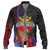 Philippines Filipinos Baseball Jacket Filipinos Sun Grunge Background Style