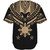 Philippines Filipinos Baseball Shirt Filipinos Sun Tribal Tattoo Gold Color Style