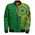 Cook Islands Bomber Jacket Tribal Tattoo Circle