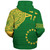 Cook Islands Sherpa Hoodie Tribal Flag With Coat Of Arms
