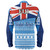 Fiji Long Sleeve Shirt Tapa Fijian Seamless Pattern